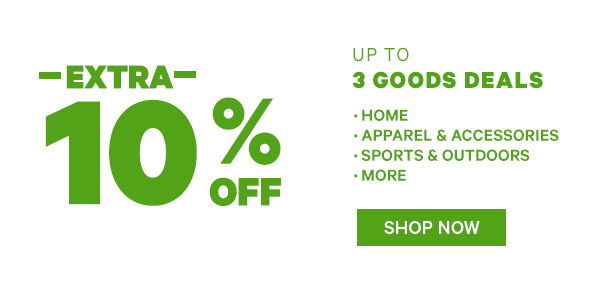 Extra 10% Off Goods