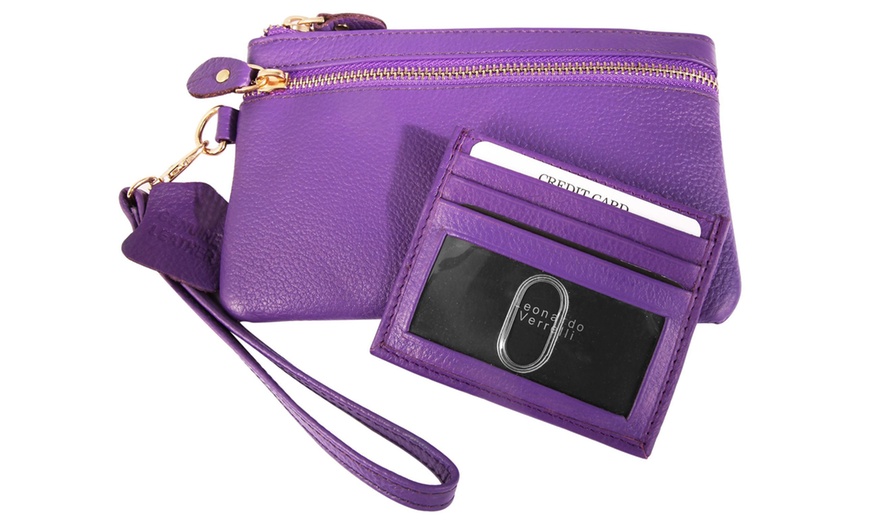 Image 44: Coffret cadeau en cuir Leonardo Verrelli