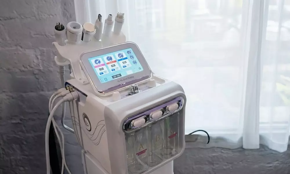 Get 1, 2, or 3 HydraFacial with Dermaplaning & LED Treatment