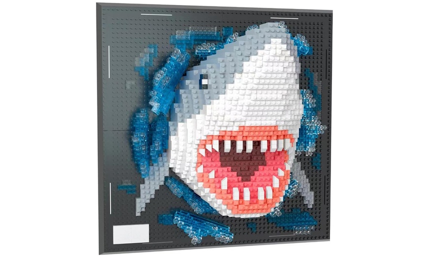 Image 7: Set di 2000 blocchi da costruzione 3D Wall Art Animal 