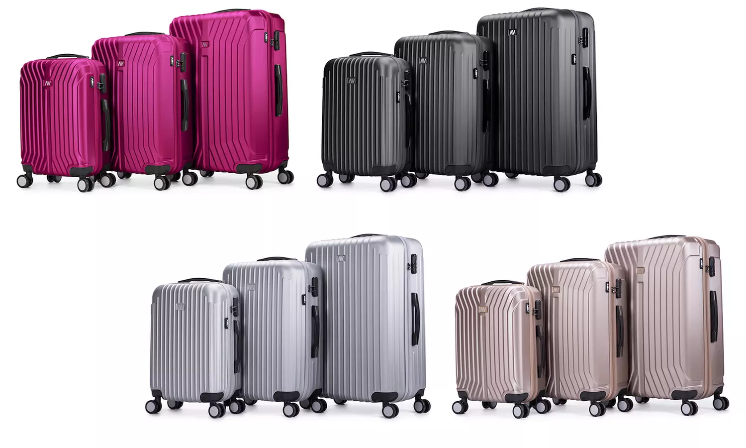 Air-Val International 3er-Set Reisekoffer im Modell Bayou oder Verti in der Farbe nach Wahl - Primary Image