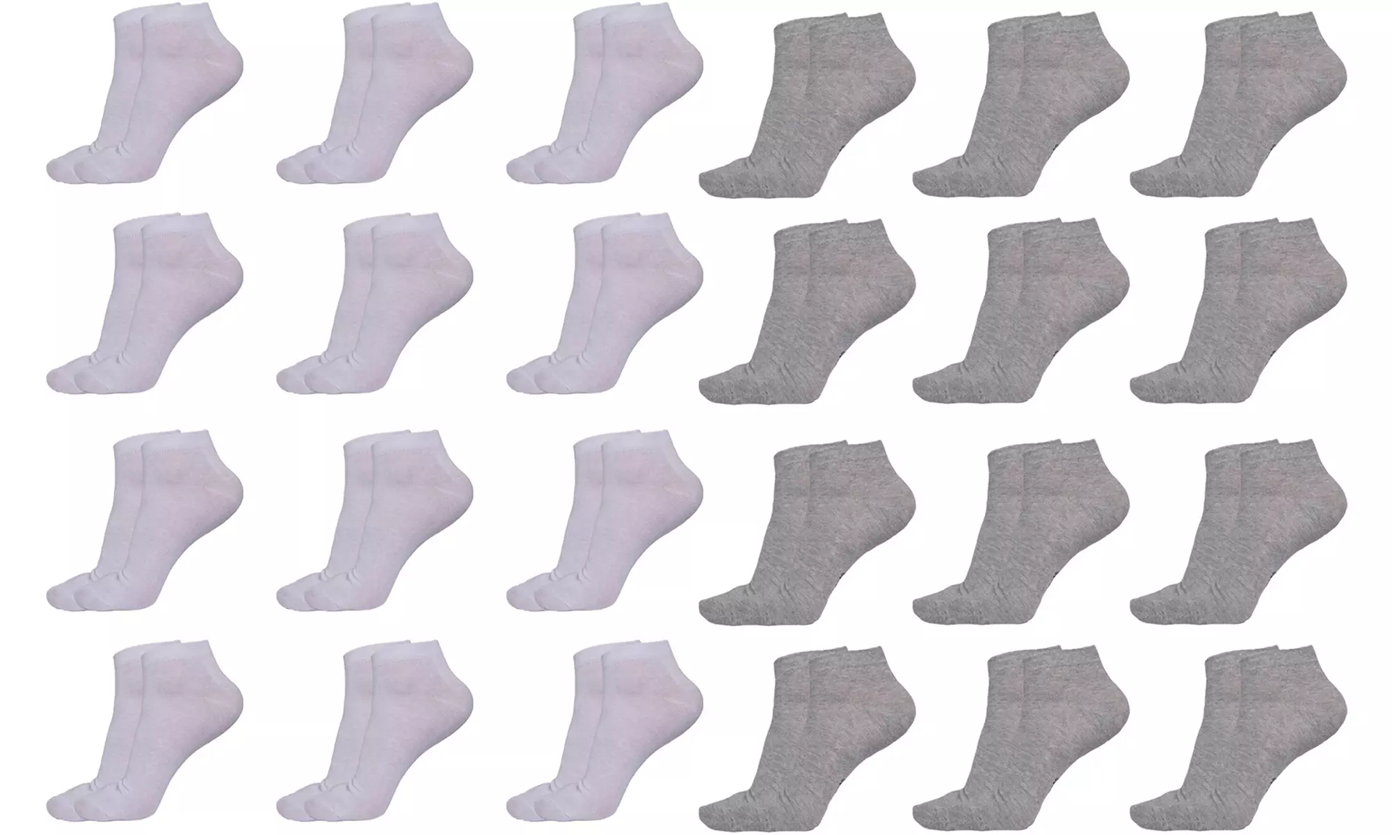 6, 12 o 24 calzini corti alla caviglia El Charro