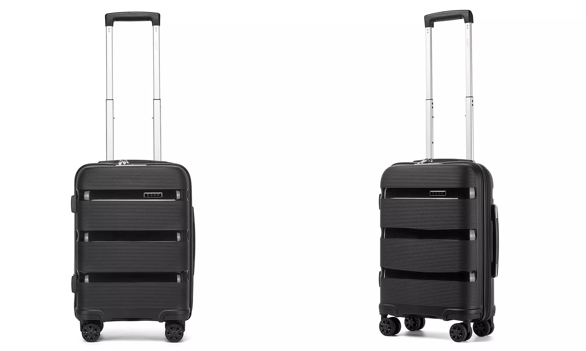 KONO Lightweight Hardshell Luggage 1 or 3-Piece with TSA Lock