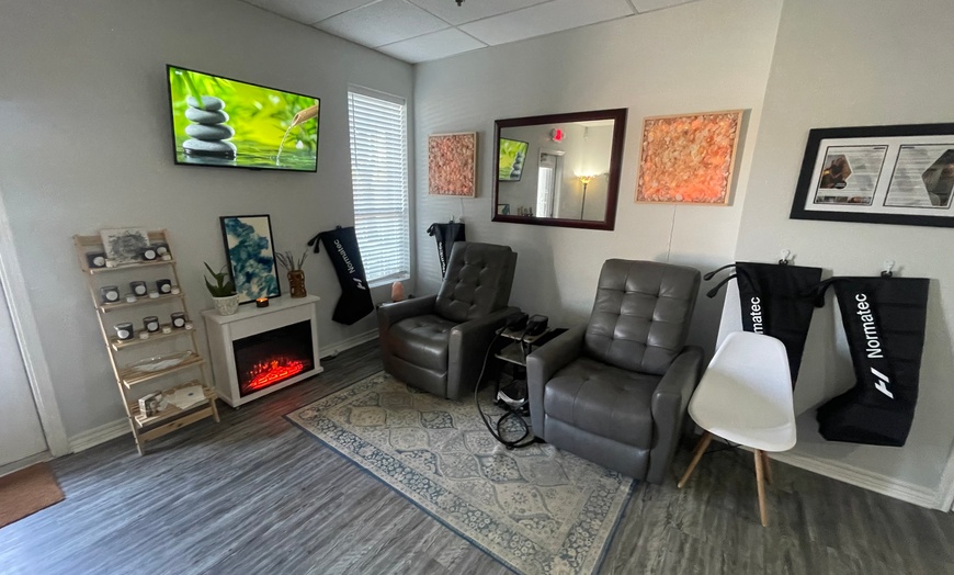 Image 1: Enjoy a Relaxing Spa Day with Massage and Sauna Options
