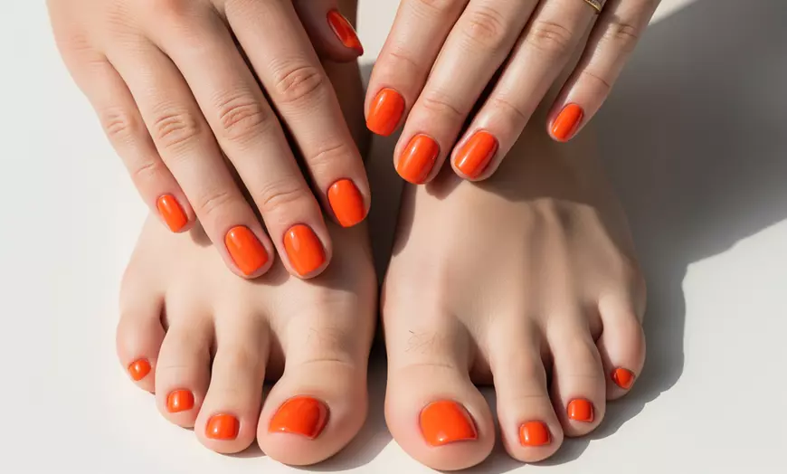Image 1: Sesión de manicura y/o pedicura con esmaltado semipermanente 