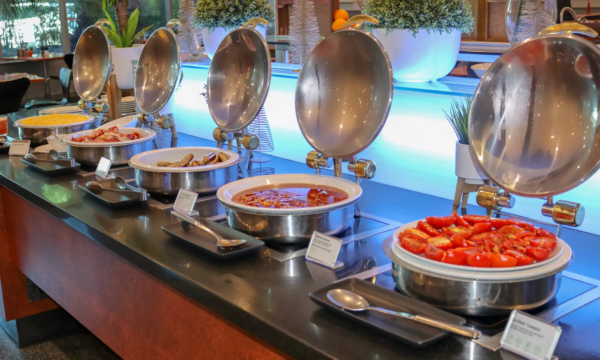 Fuel Your Day at Sirocco: Enjoy a Full Buffet Breakfast, Live Egg Station, and Freshly Made Delights! - Primary Image