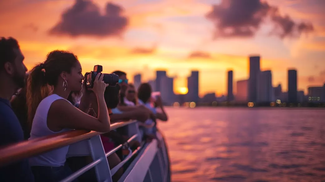 Miami Sip & Sea Cocktail Cruise with Sunset Views 
