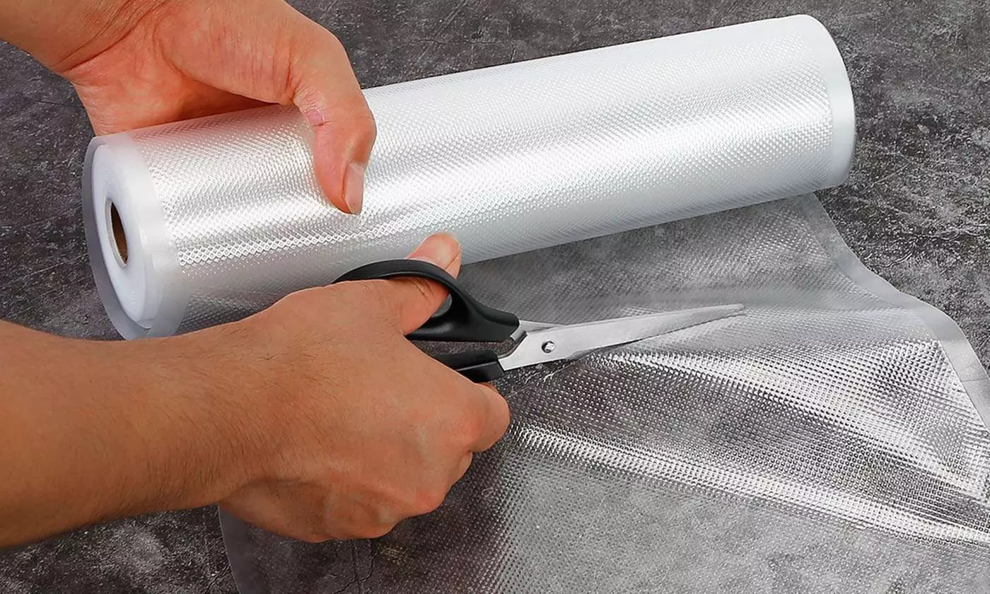 iMounTEK Heavy-Duty Vacuum Sealer Bag Roll Food Storage Saver (2-Pack)
