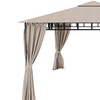 Image 5: Gazebo da giardino con tende laterali