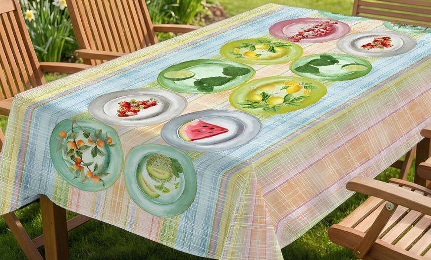 Image 8: Tovaglia digitale in tessuto Panama