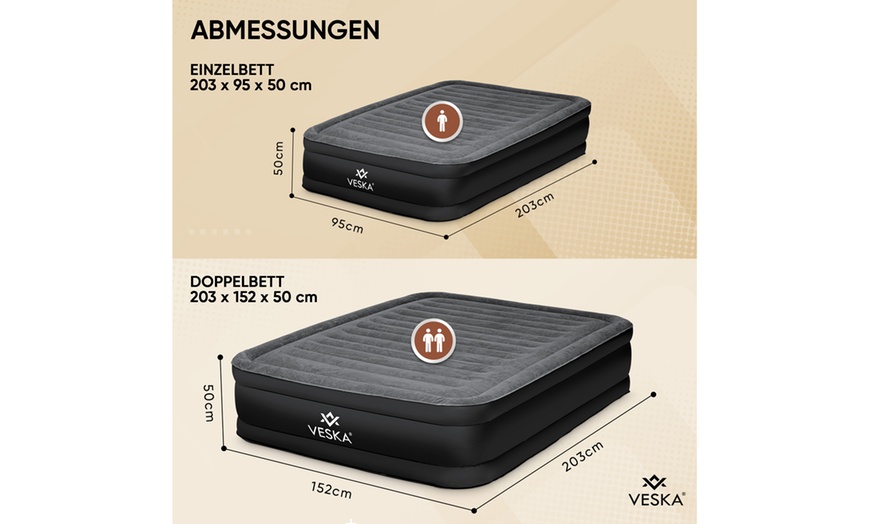 Image 6: Zelf opblazend luchtbed