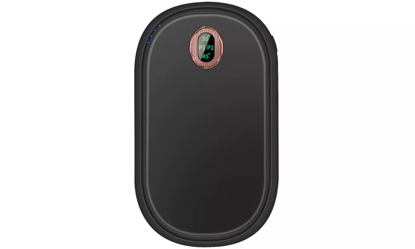 iMounTEK 5,000mAh Double-Sided Hand Warmer & Rechargeable Power Bank w/ Display