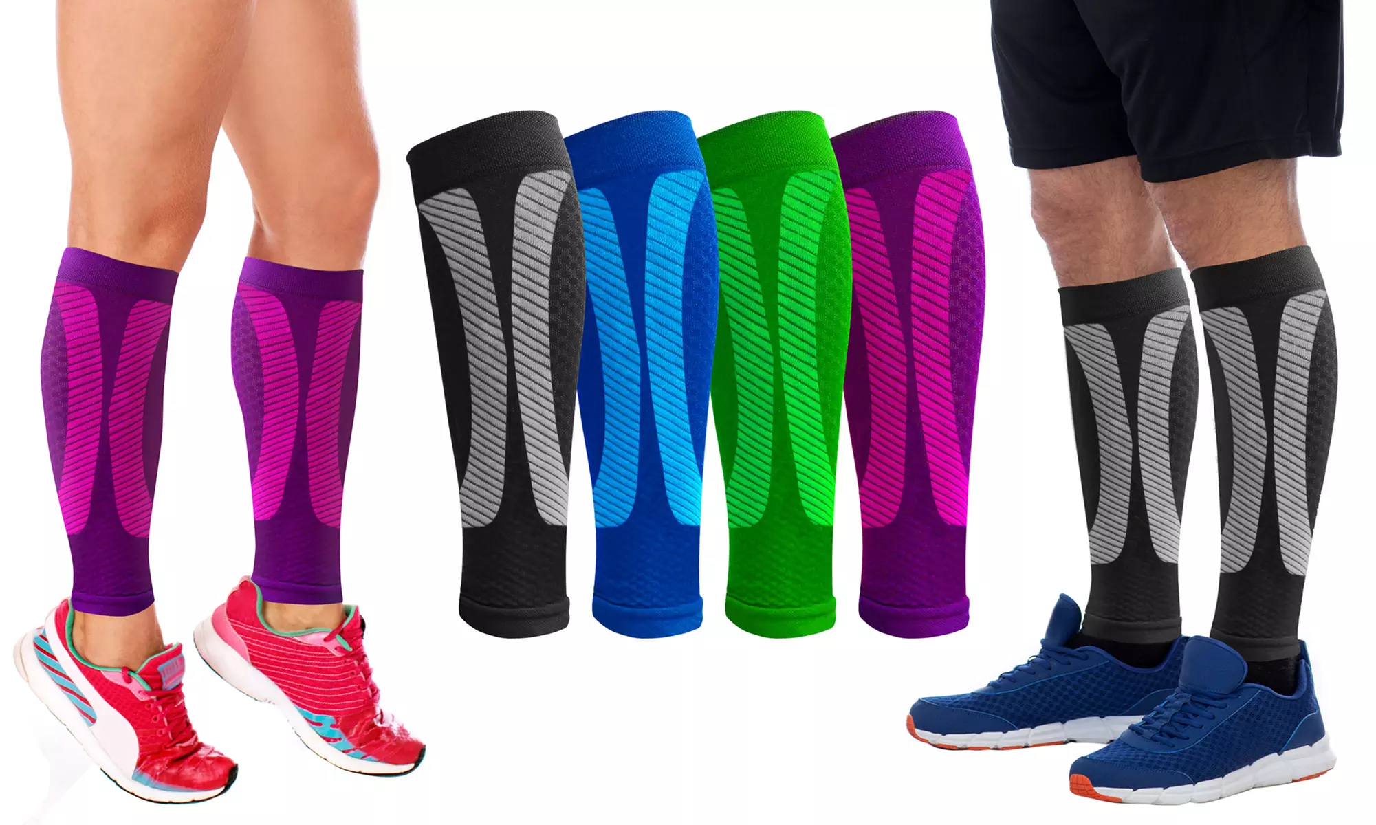 DCF Elite Unisex Calf Compression Sleeves - Primary Image