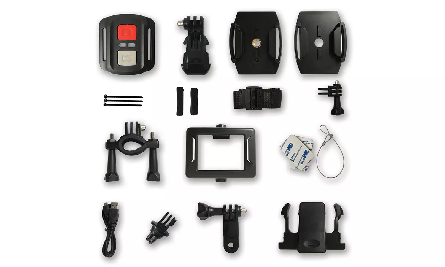 TechComm AT120 4K Ultra HD 14MP Sport Action DV Camera with Mounts - Second Medium