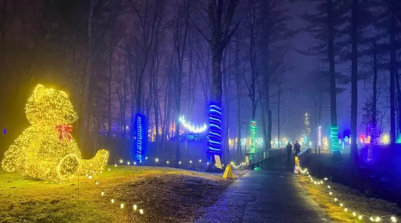 Sparkling Holiday Lights at Labelle Winery in Derry, NH