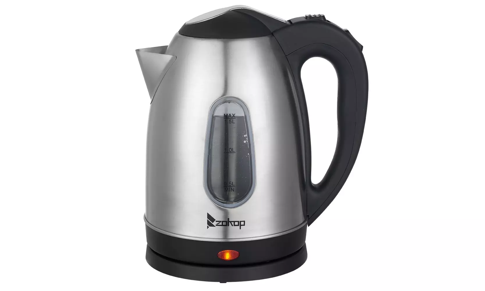 HD-1802S 120V 1200W 1.5L Stainless Steel Electric Kettle with Water Window