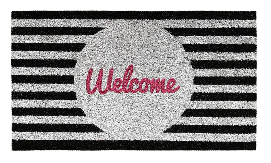 Image 105: Zerbino in cocco con retro antiscivolo