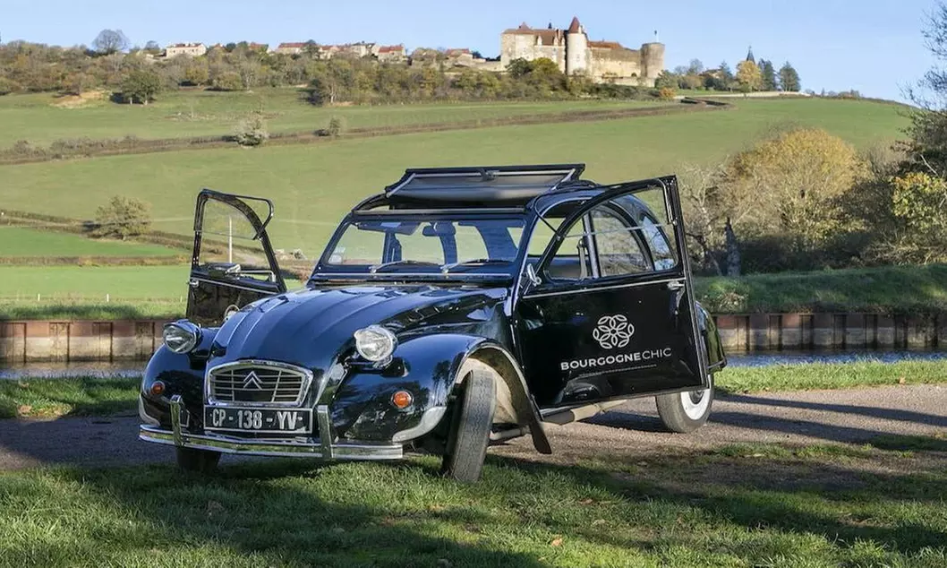 Balade en 2CV avec Bourgogne Chic