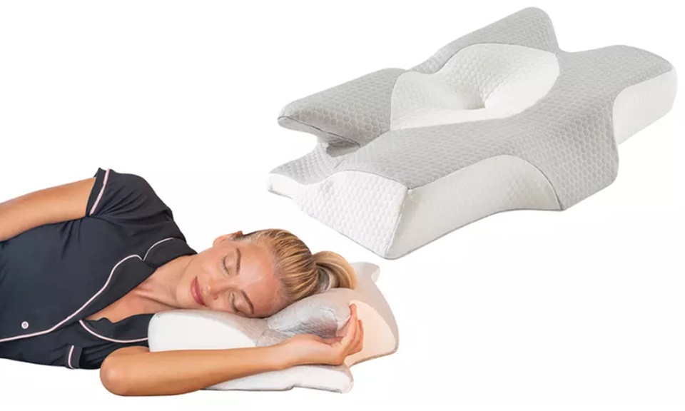 Memory-Schaum-Kissen Morfeo in Schmetterlingsform mit 6 Zonen