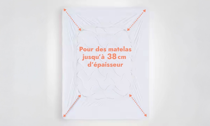 Image 5: Surmatelas Confort 100 % microfibre imperméable, Sampur