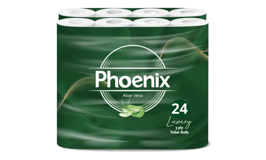Image 3: 12, 24, 60 or 120 Phoenix Aloe Vera Toilet Rolls