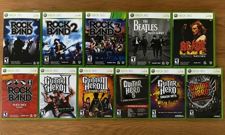 Guitar Hero all games on Xbox 360 - 2 Guitars - S.A.B. Super Action Burger(Brooklyn, NY)