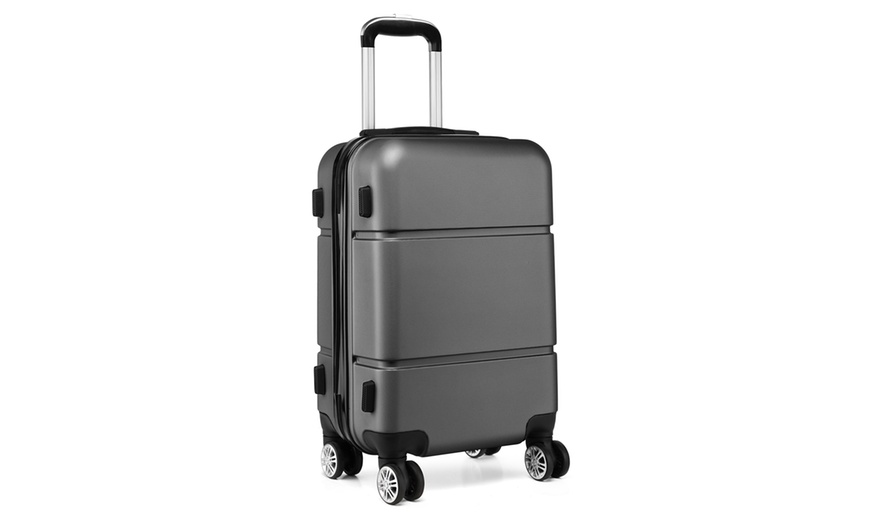 Image 6: ABS Hard Shell Cabin Suitcase