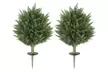 HOMCOM 60 cm Artificial Cypress Tree with Ground Stake - Image 4