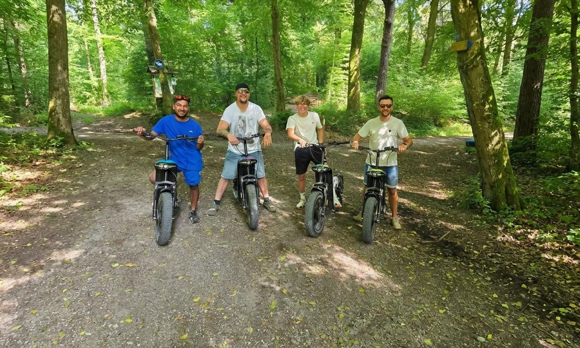 Traversez 3 pays en trottinette électrique tout-terrain