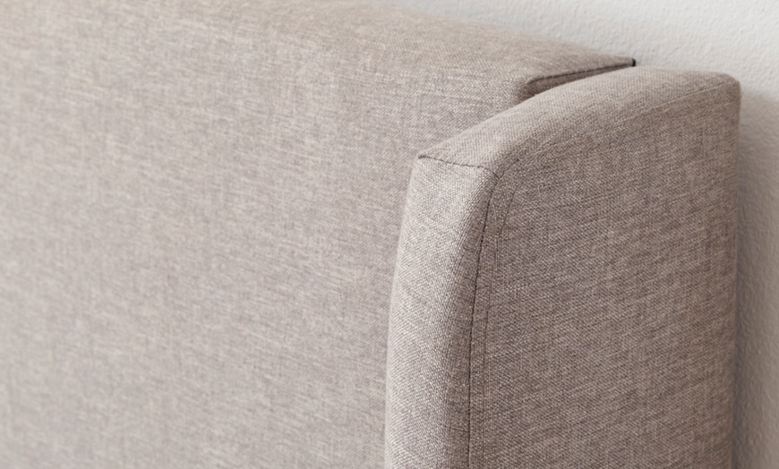 Image 11: DS Living Siena Winged Bed in Grey