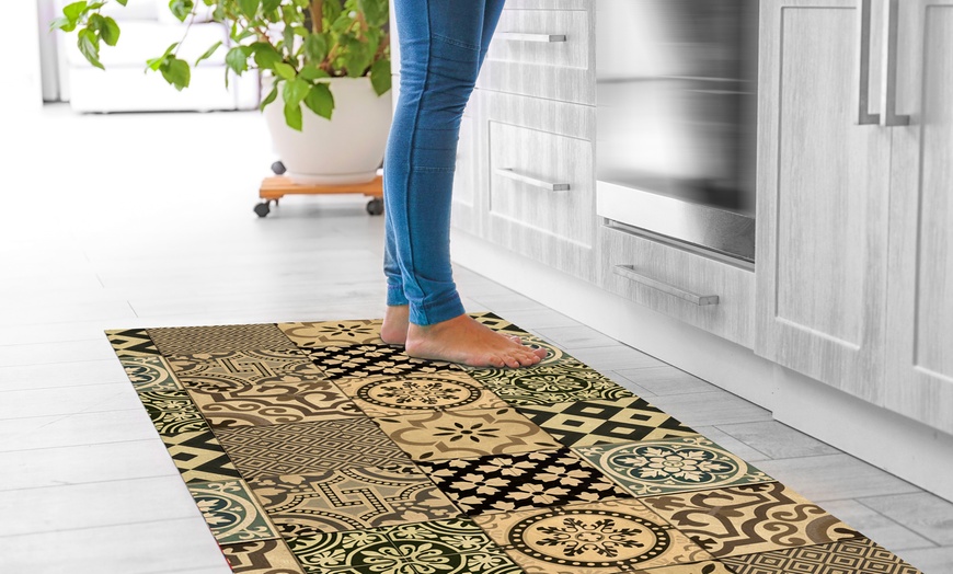 Image 25: Non-Slip Kitchen Runner Rug with Digital Print 