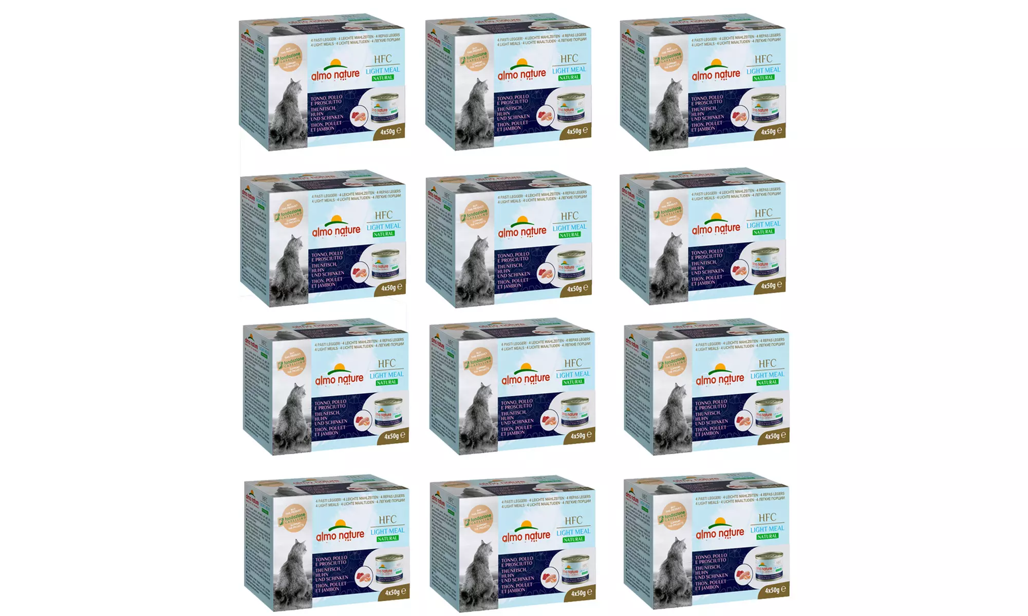Fino a 96 scatolette di cibo umido per gatti Almo Nature HFC