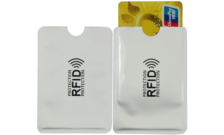 Image 3: Up to Six Anti-RFID Bank Card Cases