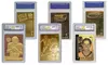 Tom Brady Patriots Genuine 23KT NFL Set of 3 Gold Cards ALL Graded Gem-Mint 10