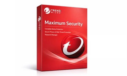 Trend Micro Maximum Security - 5 Devices for 1 Year - Trend Micro Maximum Security