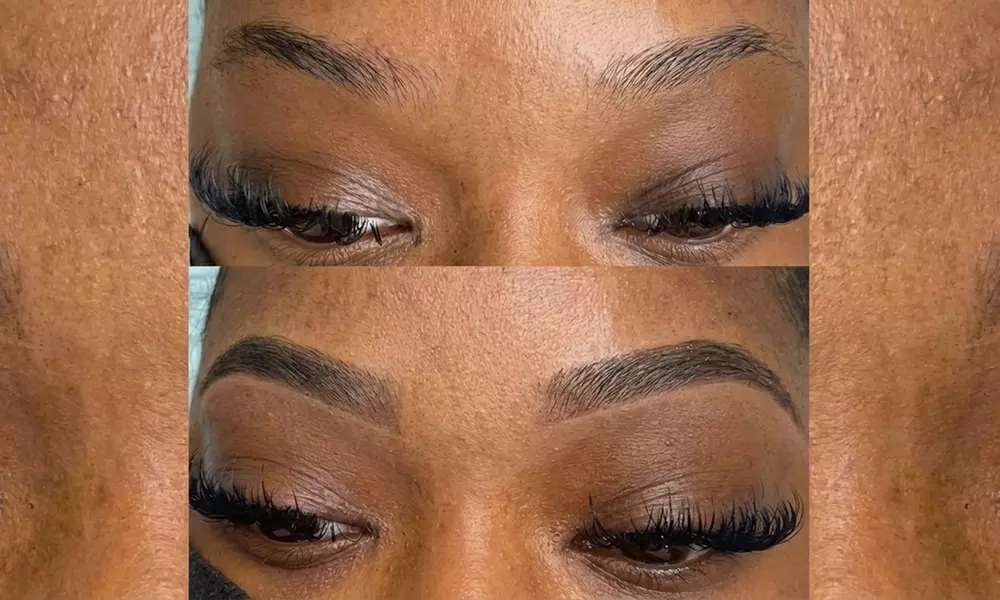 Ombre Brow Service with 45-min Cluster Lashes or Ombre Brow Touchup