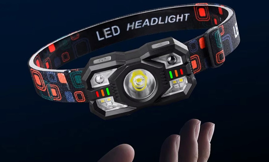 Image 9: LED Motion Sensor Head Torch