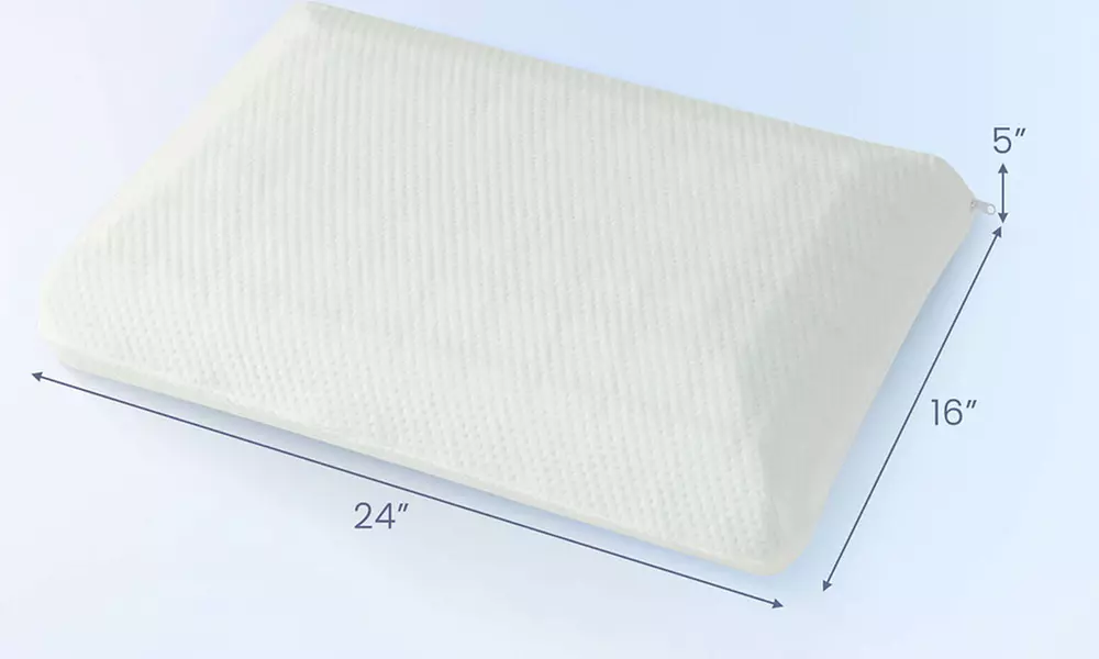 2PCS Gel or Bamboo Charcoal Memory Foam Pillow with Machine-washable Pillowcase