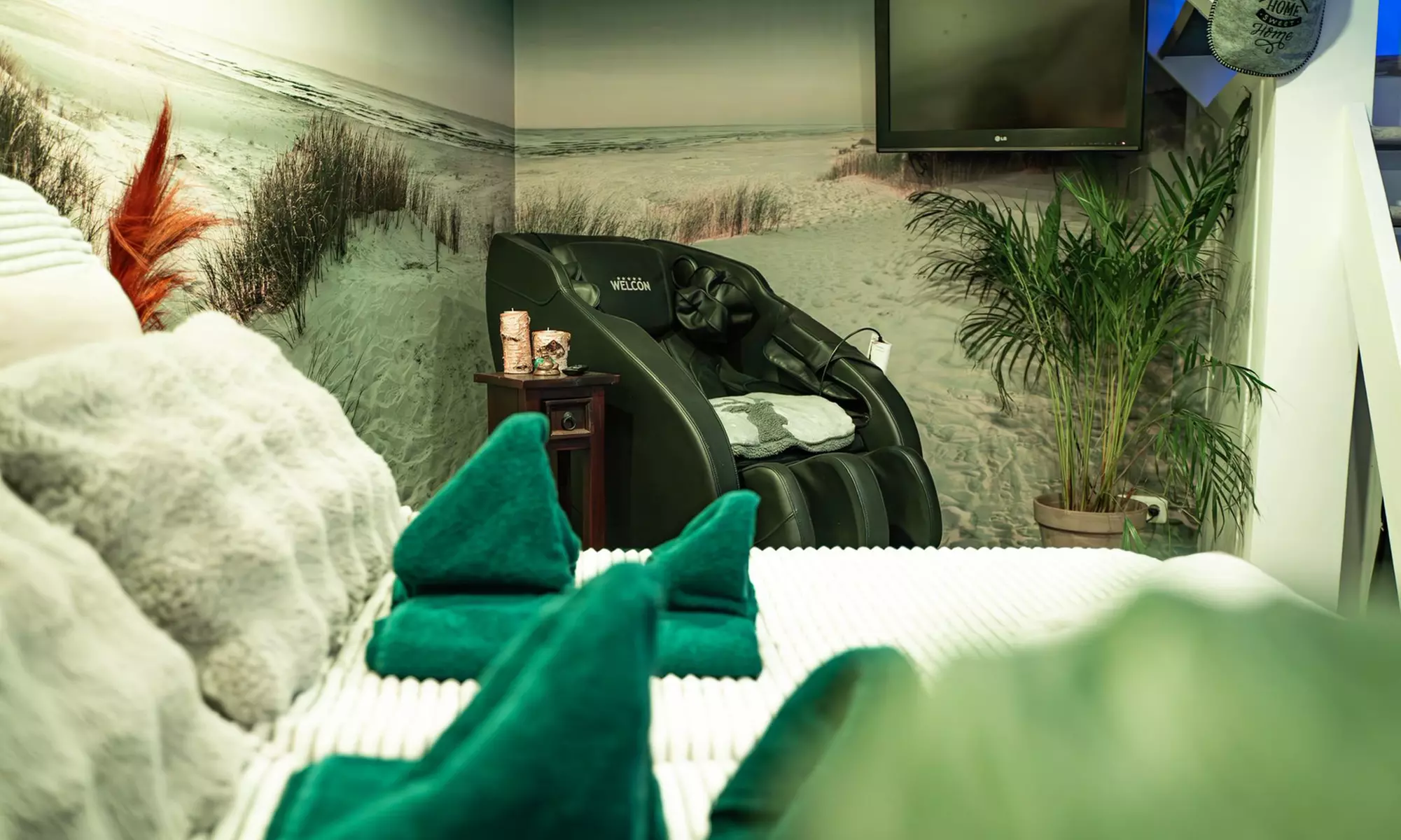 3-4 Std. Aufenthalt in der exklusiven Wellnesslounge für 2 Personen