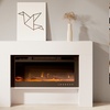 Image 2: Mueble con chimenea eléctrica blanco Candela