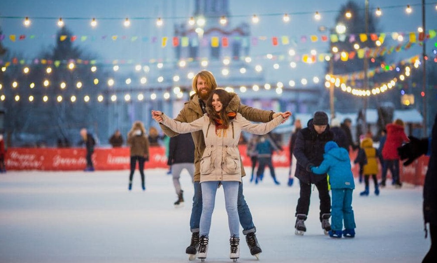 Image 5: Undercover Ice Skating at a Festive Winter Wonderland