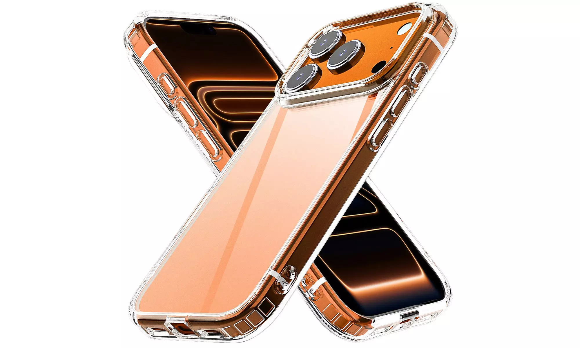 For iPhone 17 Pro Max iPhone Air Case Magnetic Case Shockproof Clear Hard Cover