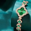 Image 3: Four-leaf Clover Bracelet Quartz Watch