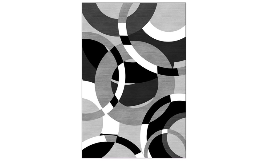 Image 2: Tapis de salon Black&White