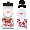 Image 17: 4 Pcs Christmas Toilet Bathroom Decoration Set in 4 Styles 