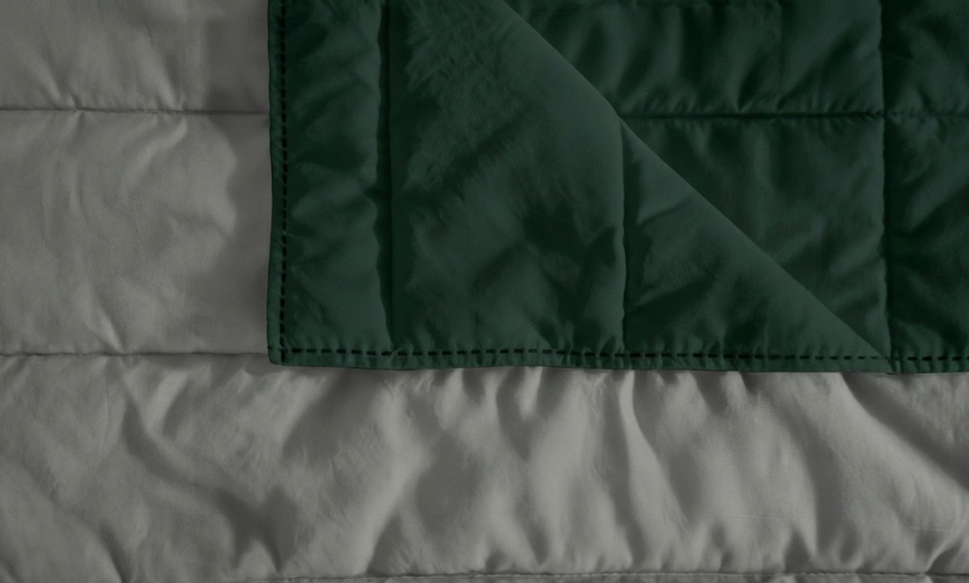 Image 6: Trapuntino Golia double face effetto Water Washed