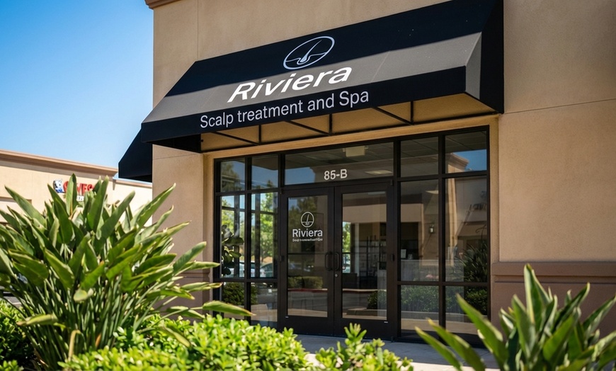 Image 9: Unwind with Head Spa Therapy and Relaxing Full-Body Chair Massage