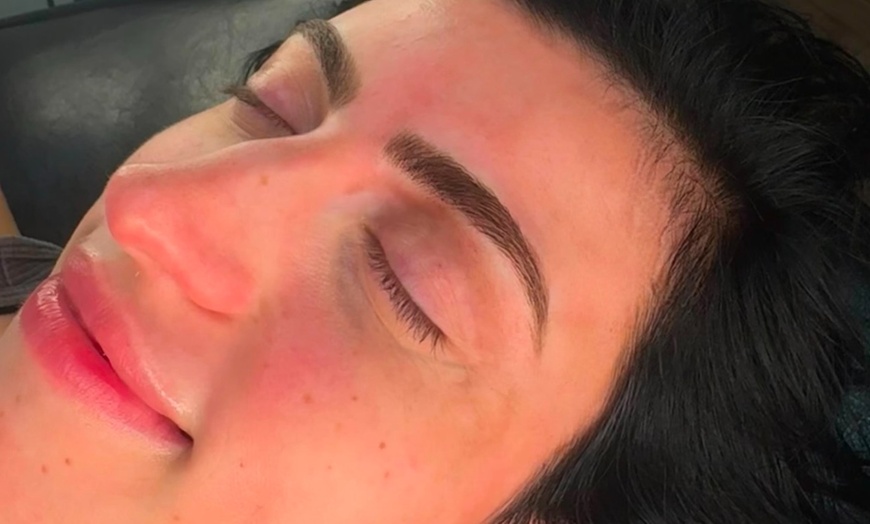 Image 1: Microblading Session or 3D Combo Brow with Shading Options