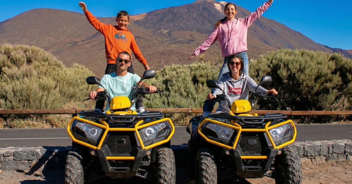 Ruta en quad por el Teide en Tenerife para hasta 4 personas
