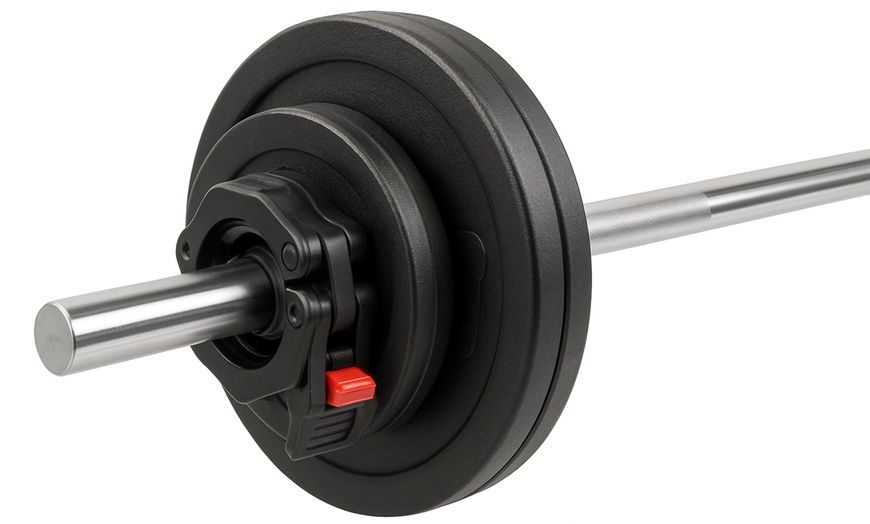 Image 1:  Black Olympic Barbell Collars